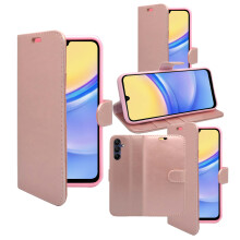 (Rose Gold) Case For Samsung Galaxy A16 Wallet Flip PU Leather Stand Pouch Cover