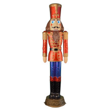 Lifesize Christmas Nutcracker - with Music & light 185 cm