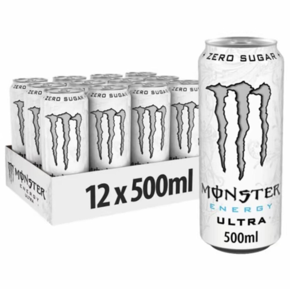 (Ultra White 12 Pack) Wholesale Drinks, Bulk Cases of Soft Drinks, Monster, Fanta, Coke, Pepsi and More Beverage