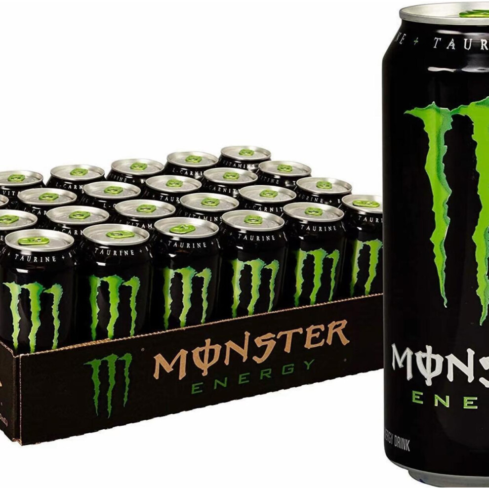 (Monster Original 24 Pack) Wholesale Drinks, Bulk Cases of Soft Drinks, Monster, Fanta, Coke, Pepsi and More Beverage