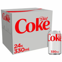 (Diet Coke 330ml, 24 pack) Wholesale Drinks, Bulk Cases of Soft Drinks, Monster, Fanta, Coke, Pepsi and More Beverage