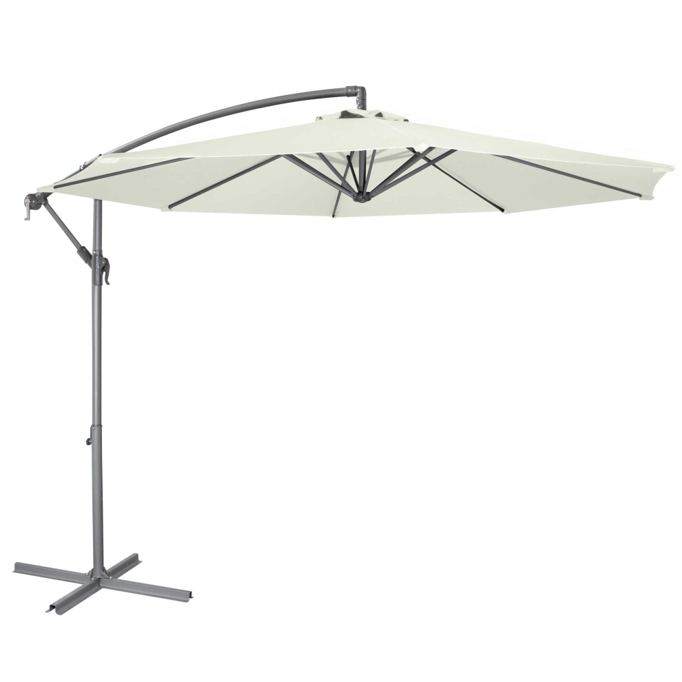 Banana Parasol with Cover 3m - Cream