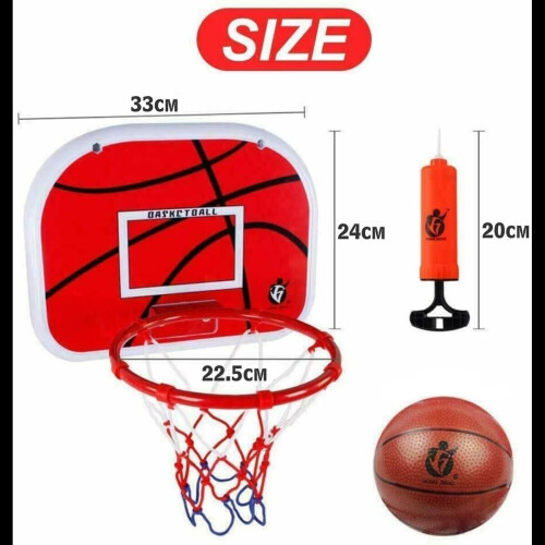 Basketball Board Portable Hoop Backboard Goal Wall-Mount