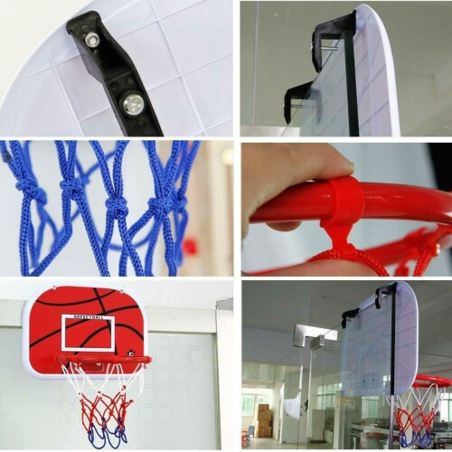 Basketball Board Portable Hoop Backboard Goal Wall-Mount 2