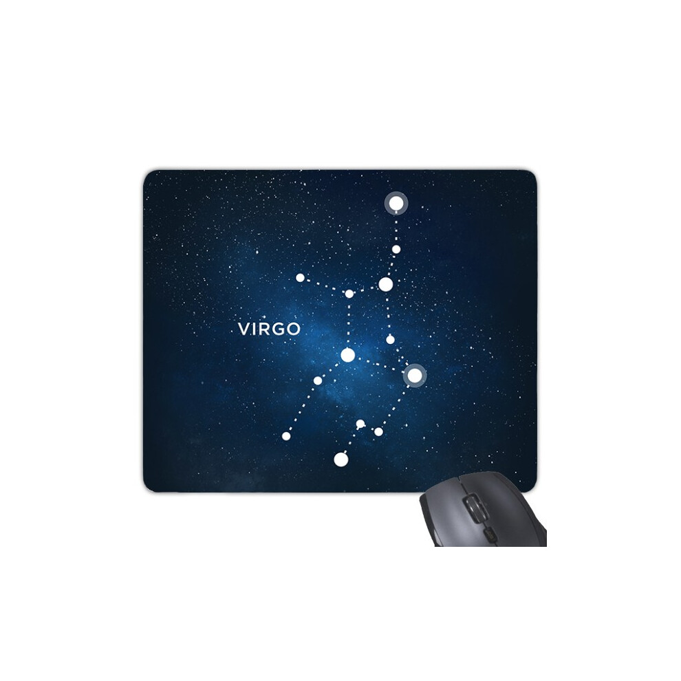 Virgo Constellation Zodiac Sign Mouse Pad Non-Slip Rubber Mousepad Game Office 697184811296