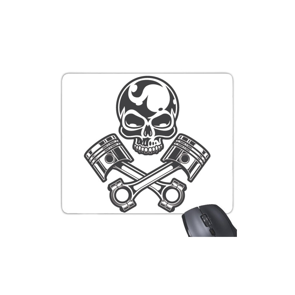 Lights Skeleton Motorcycle Goggles Pattern Mouse Pad Non-Slip Rubber Mousepad Game Office 697184811470