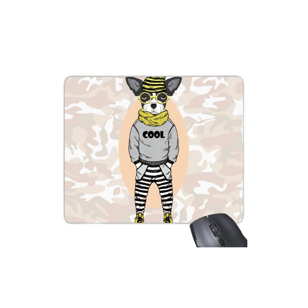 Dog Clothes Watercolor Lovely Illustration Mouse Pad Non-Slip Rubber Mousepad Game Office 697184811500