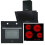 Dellonda Baridi 4 Zone Ceramic Hob, 5 Function Fan-Assisted Oven & Angled Cooker Hood Bundle - DH186 1