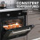 Dellonda Baridi 4 Zone Ceramic Hob, 5 Function Fan-Assisted Oven & Angled Cooker Hood Bundle - DH186 4