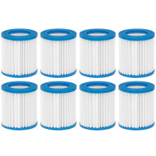 Swimming Pool Filter Cartridge, Use for DL18 & DL21, Pack of 8 - DL122