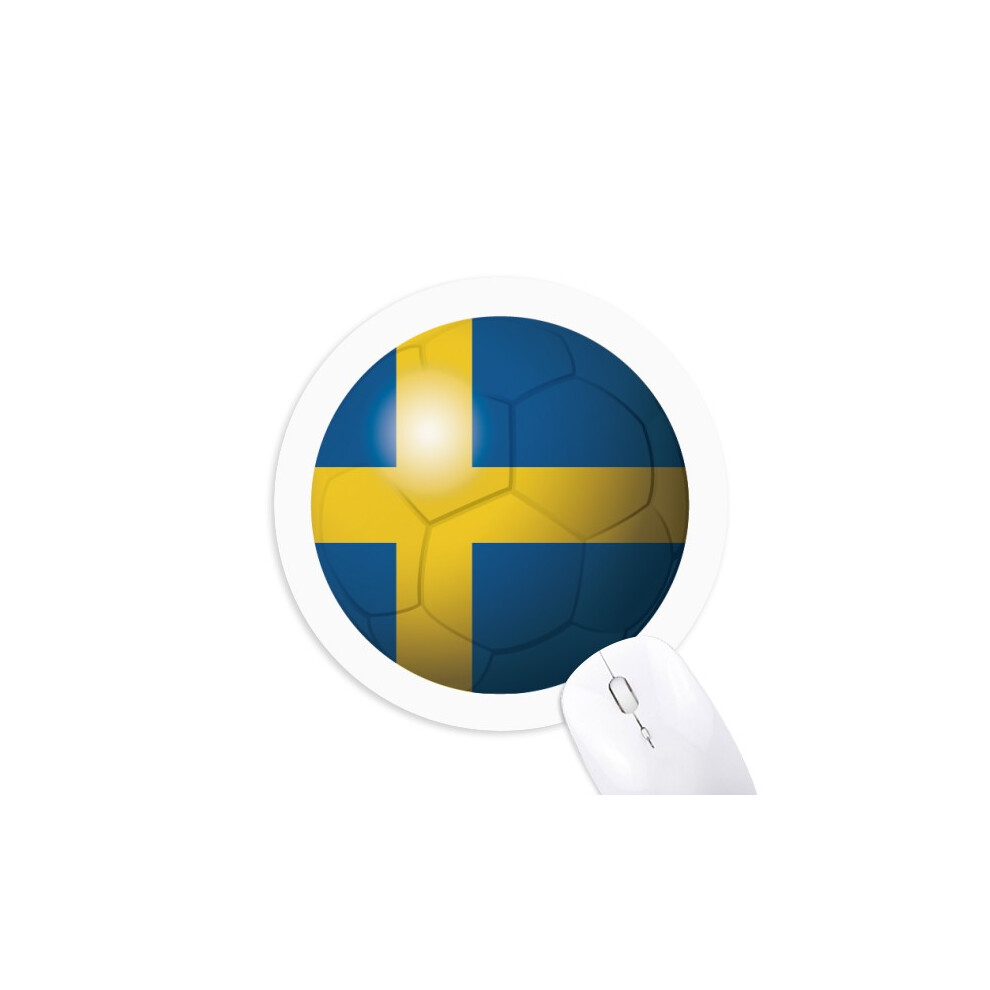Sweden National Flag Soccer Football Mouse Pad Comfortable Game Office Mat 697184812286