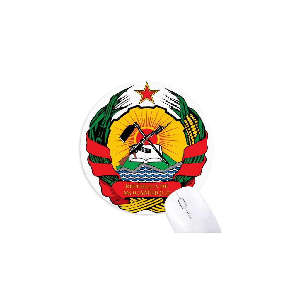 Mozambique Africa National Emblem Mouse Pad Comfortable Game Office Mat 697184812965