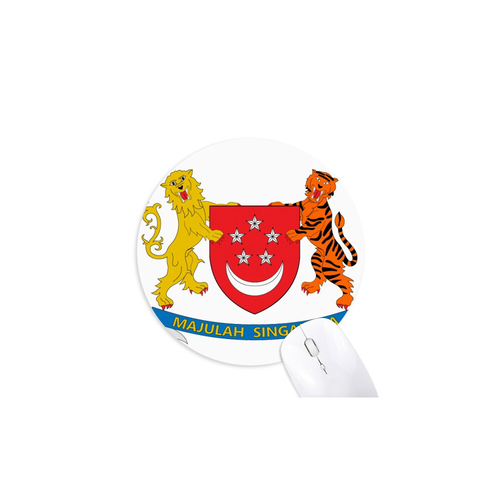 Singapore Asia National Emblem Mouse Pad Comfortable Game Office Mat 697184812996