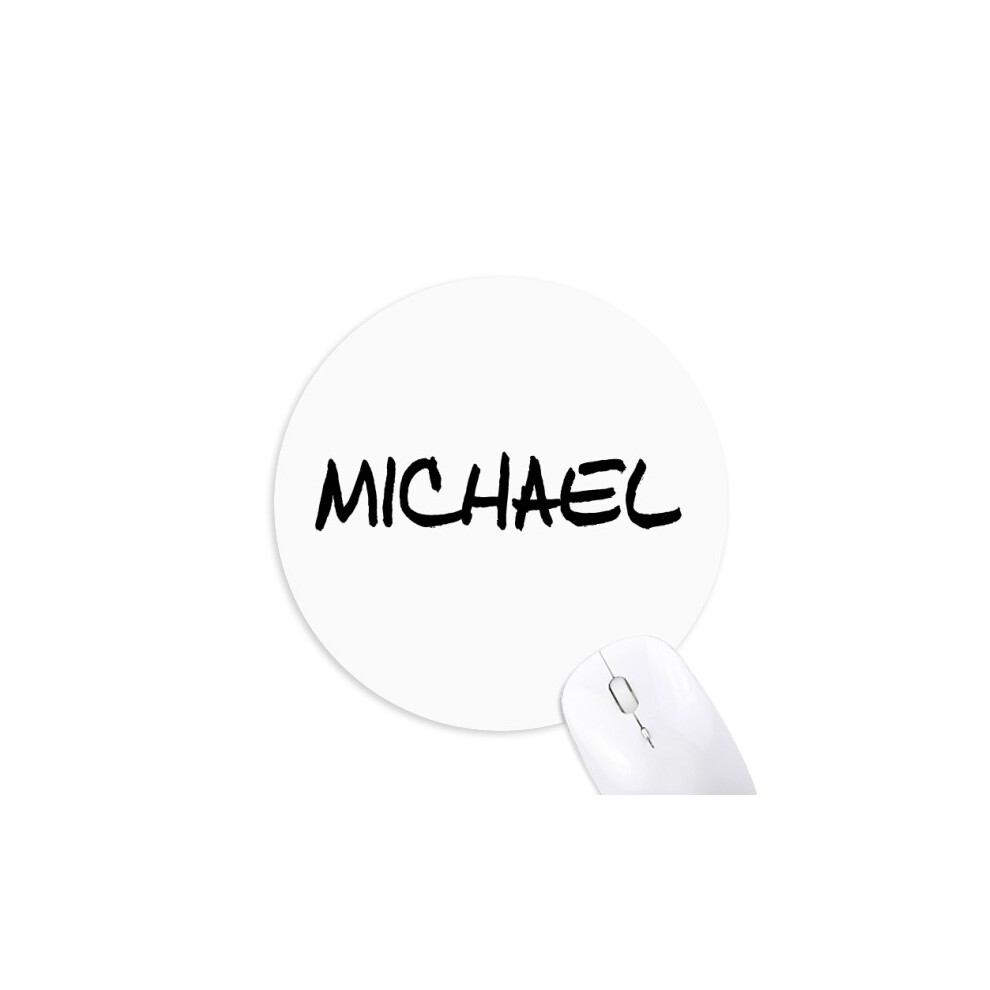 Special Handwriting English Name Michael Mouse Pad Comfortable Game Office Mat 697184813030