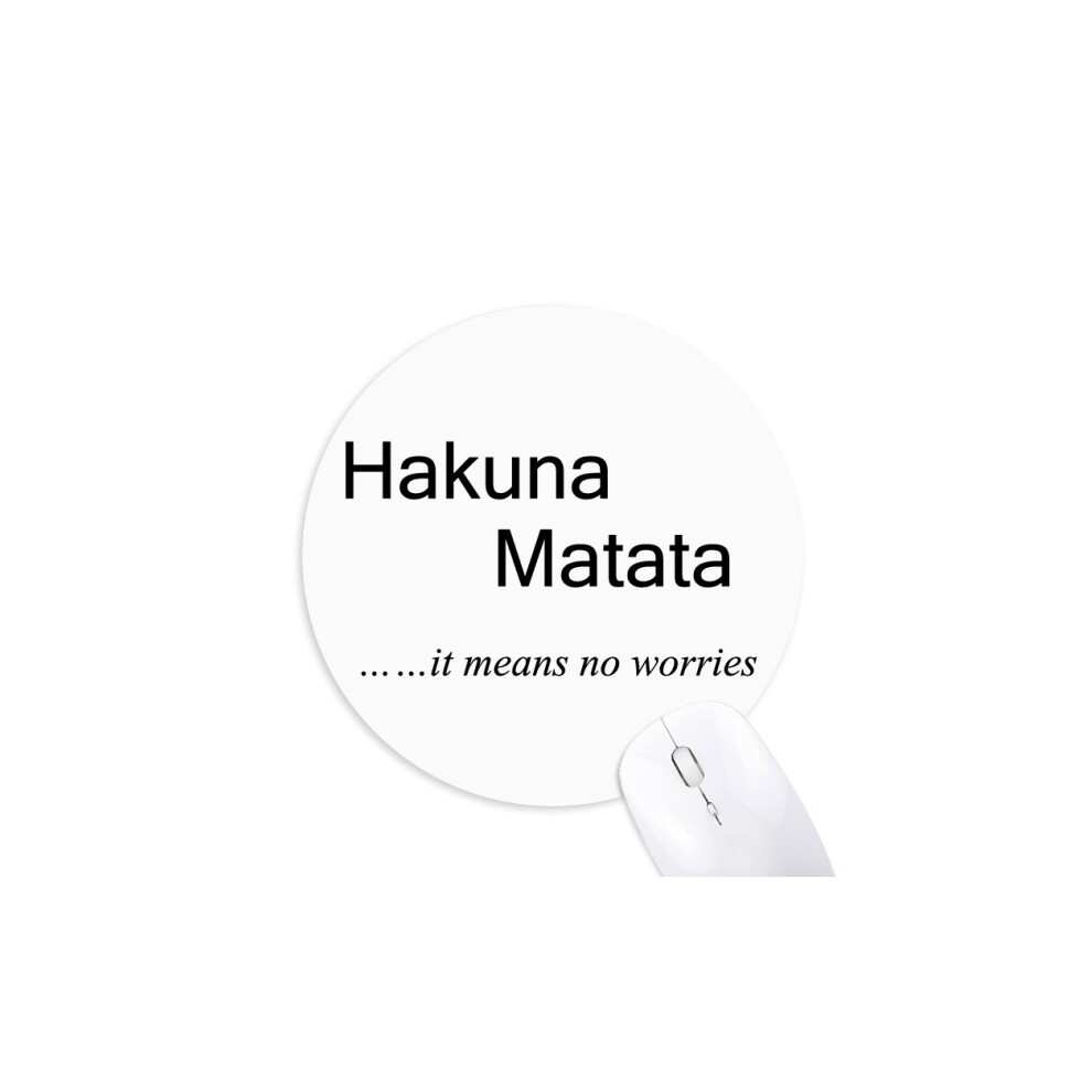 No Worries Quote Mouse Pad Comfortable Game Office Mat 697184813221