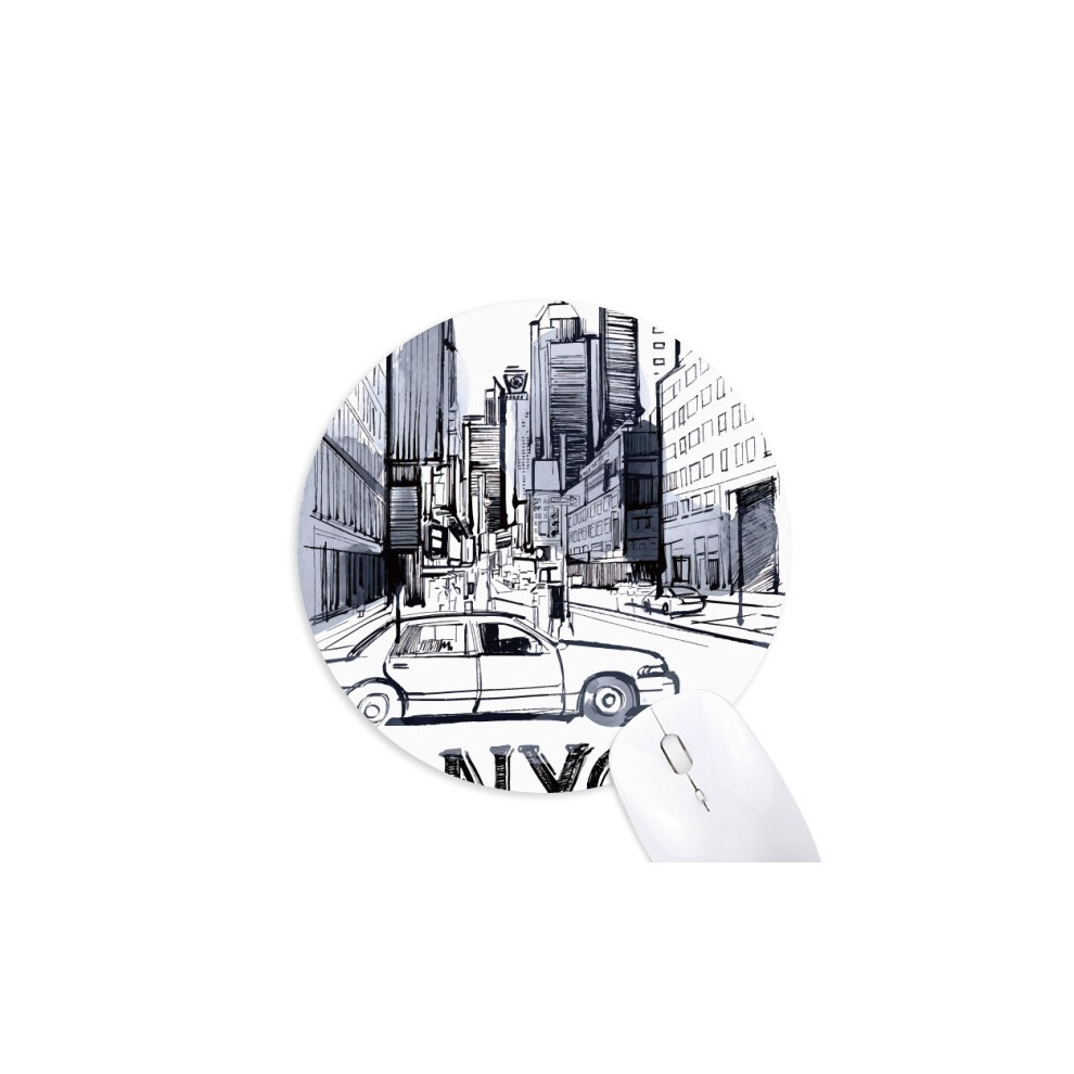 Nyc Love New York City America Landscape Mouse Pad Comfortable Game Office Mat 697184813290