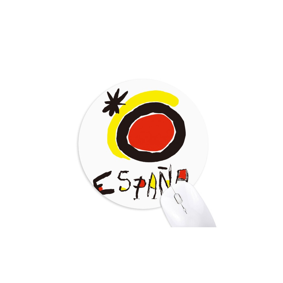 Sunshine Espanol Mouse Pad Comfortable Game Office Mat Red/Yellow 697184813368