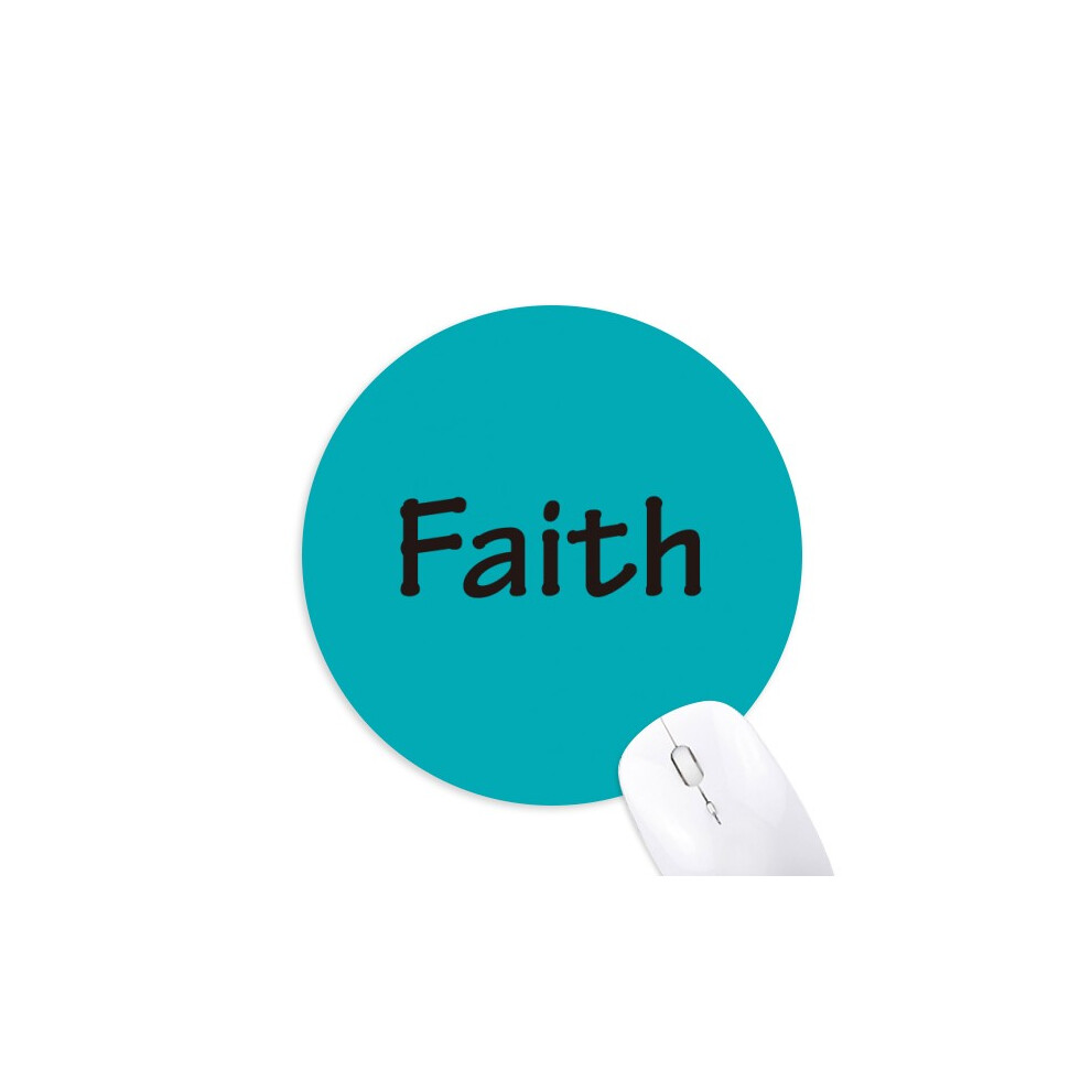 Faith Word Inspirational Quote Sayings Mouse Pad Comfortable Game Office Mat 697184813399
