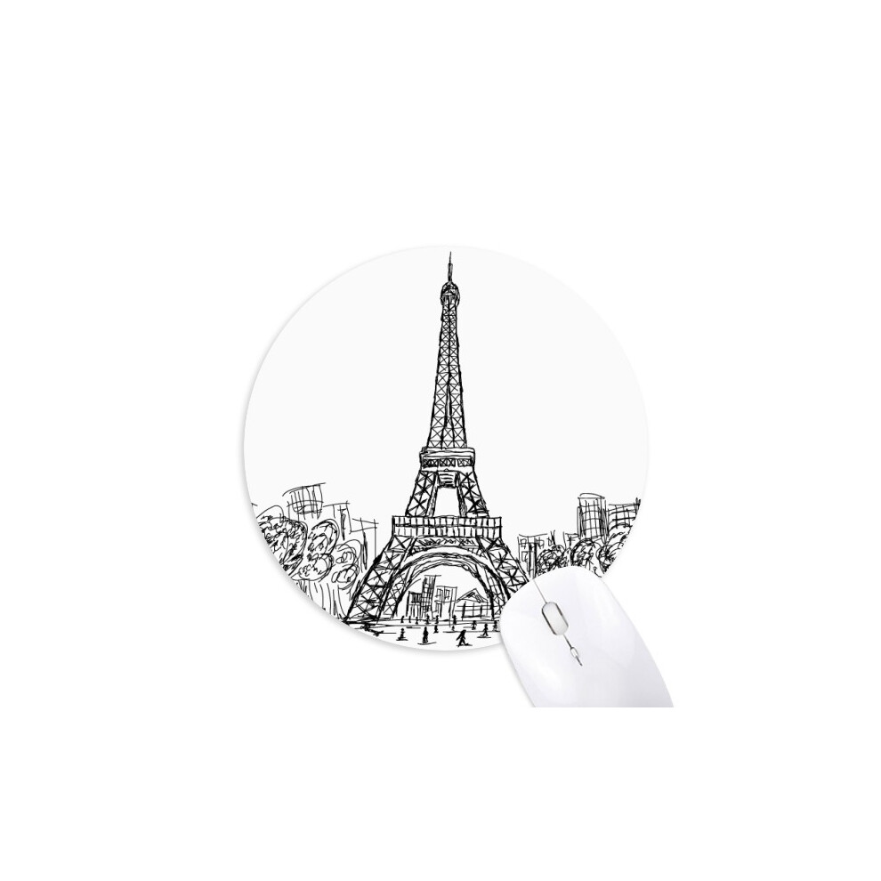 Eiffel Tower Square France Paris Mouse Pad Comfortable Game Office Mat 697184813429