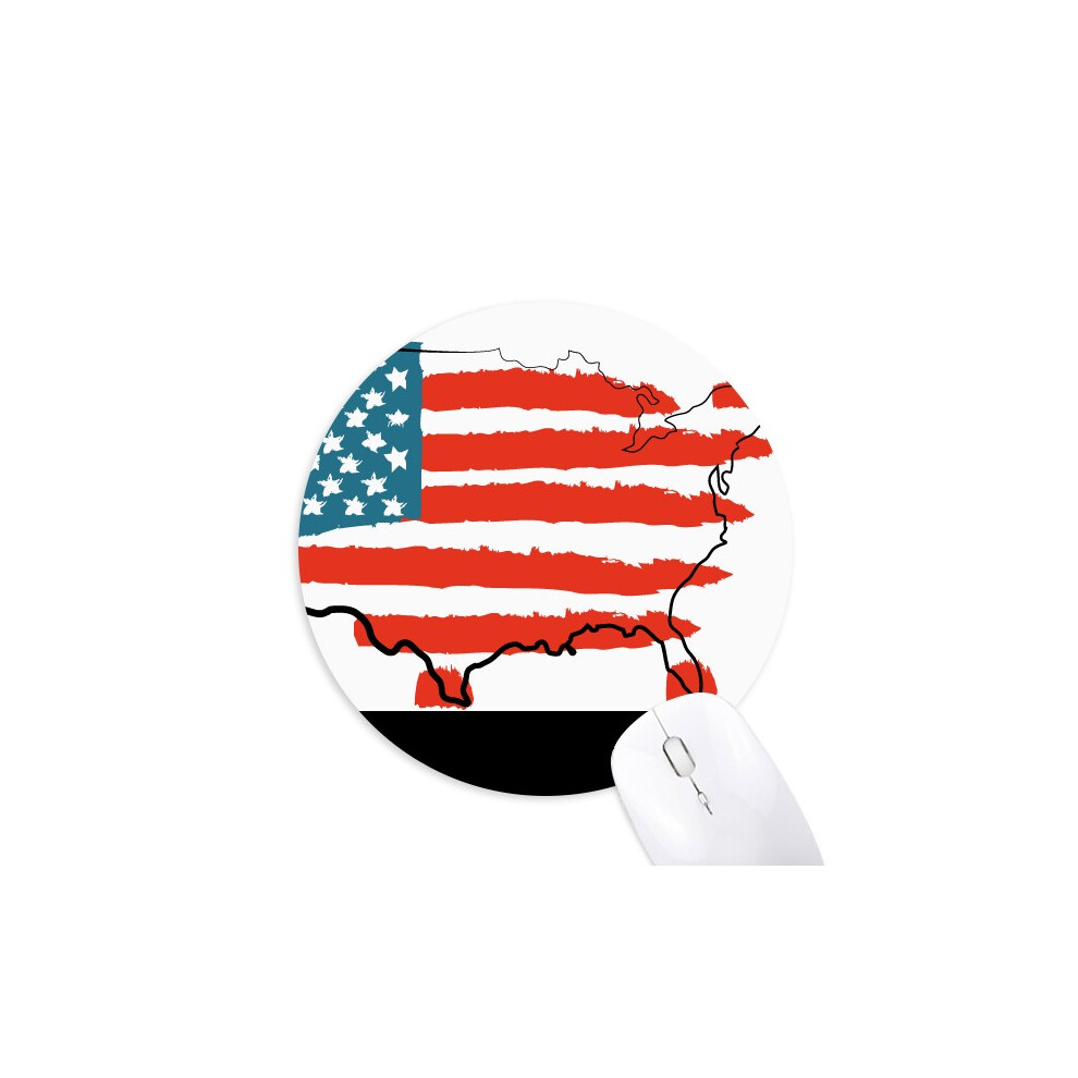 Stars And Stripes America Flag Map Country Mouse Pad Comfortable Game Office Mat 697184813450