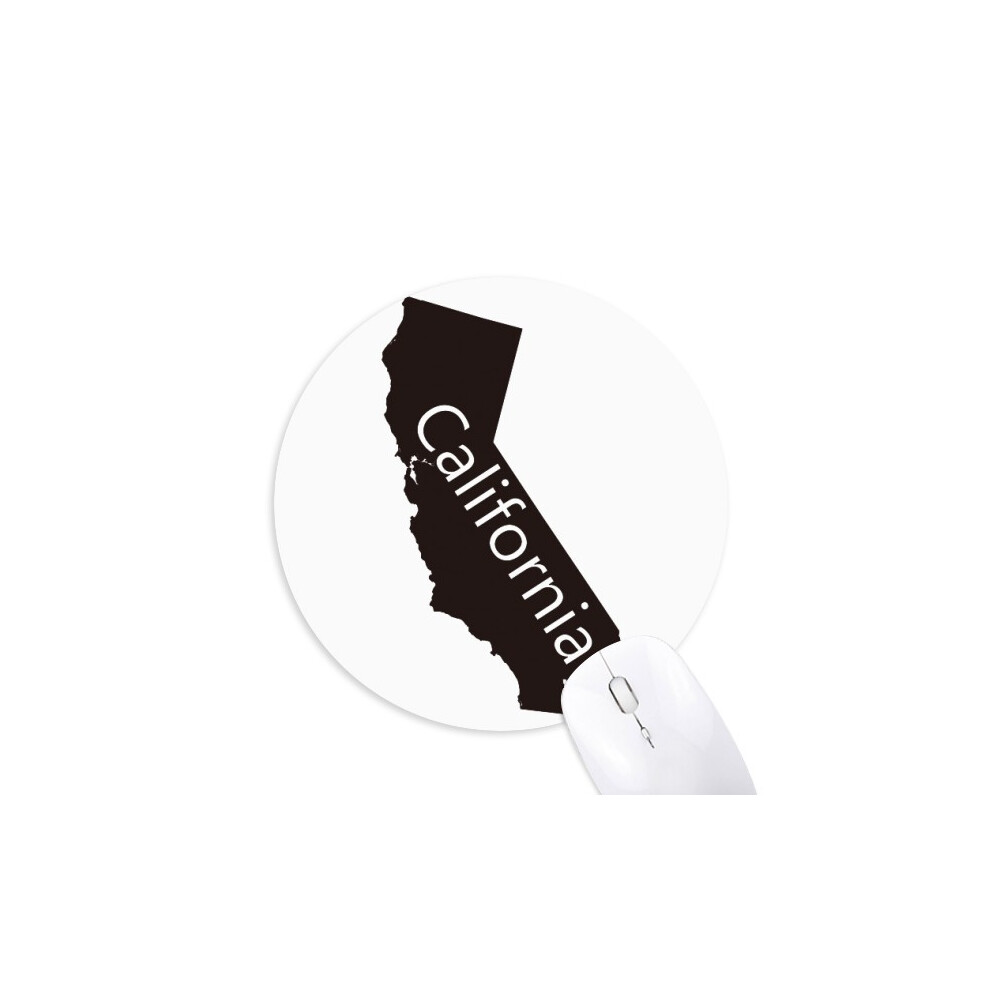 The United States California Map Outline Mouse Pad Comfortable Game Office Mat 697184813795