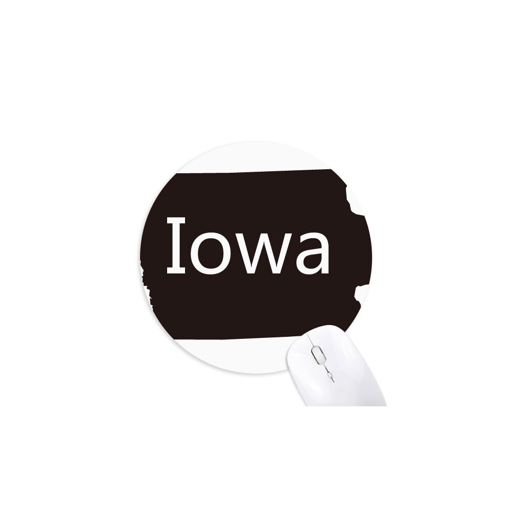 Iowa America Usa Map Outline Mouse Pad Comfortable Game Office Mat 697184813801