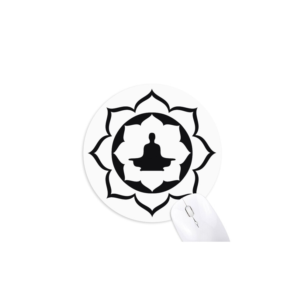 Lotus Figure Simple Illustration Pattern Mouse Pad Comfortable Game Office Mat 697184813870