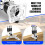 Handheld Wood Compact Trim Router Power Routers Tool Palm Router Trimmer with 15PCS 1/4" Router Bits 2