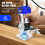 Handheld Wood Compact Trim Router Power Routers Tool Palm Router Trimmer with 15PCS 1/4" Router Bits 3