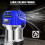 Handheld Wood Compact Trim Router Power Routers Tool Palm Router Trimmer with 15PCS 1/4" Router Bits 6