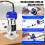 Handheld Wood Compact Trim Router Power Routers Tool Palm Router Trimmer with 15PCS 1/4" Router Bits 10