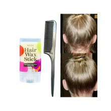 1 hair wax hairspray stick for wig edge control, non-greasy styling wax for texture, shape