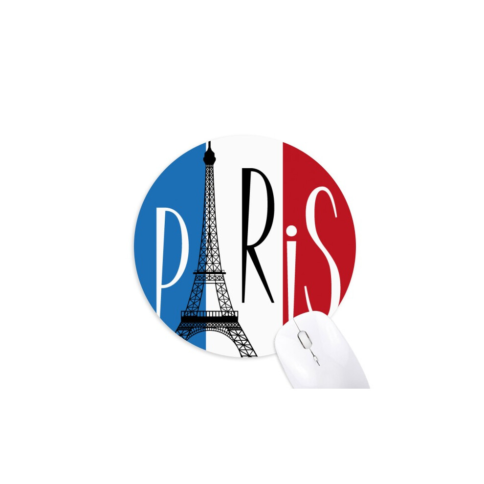 National Flag France Eiffel Tower Paris Mouse Pad Comfortable Game Office Mat 697184814365
