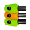 Nerf Nerf Universal Rip Rockets 3 Pack - Multicolour 6