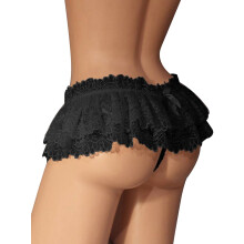(style4, M) WISEFIN Women's Sexy Lingerie Underwear Crotchless Open Butt Back Lace See-Through Briefs Thong Panties