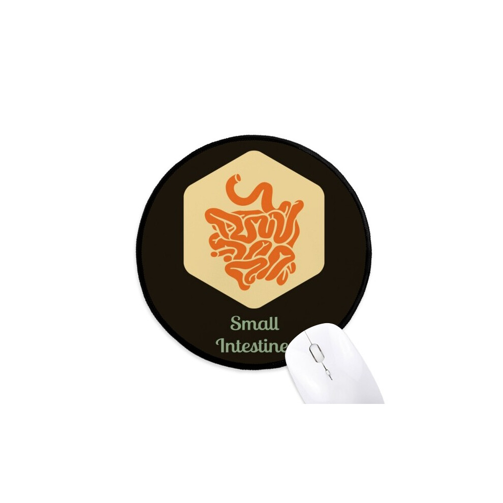 Body Small Intestine Mouse Pad Desktop Office Round Mat For Computer 697184821646