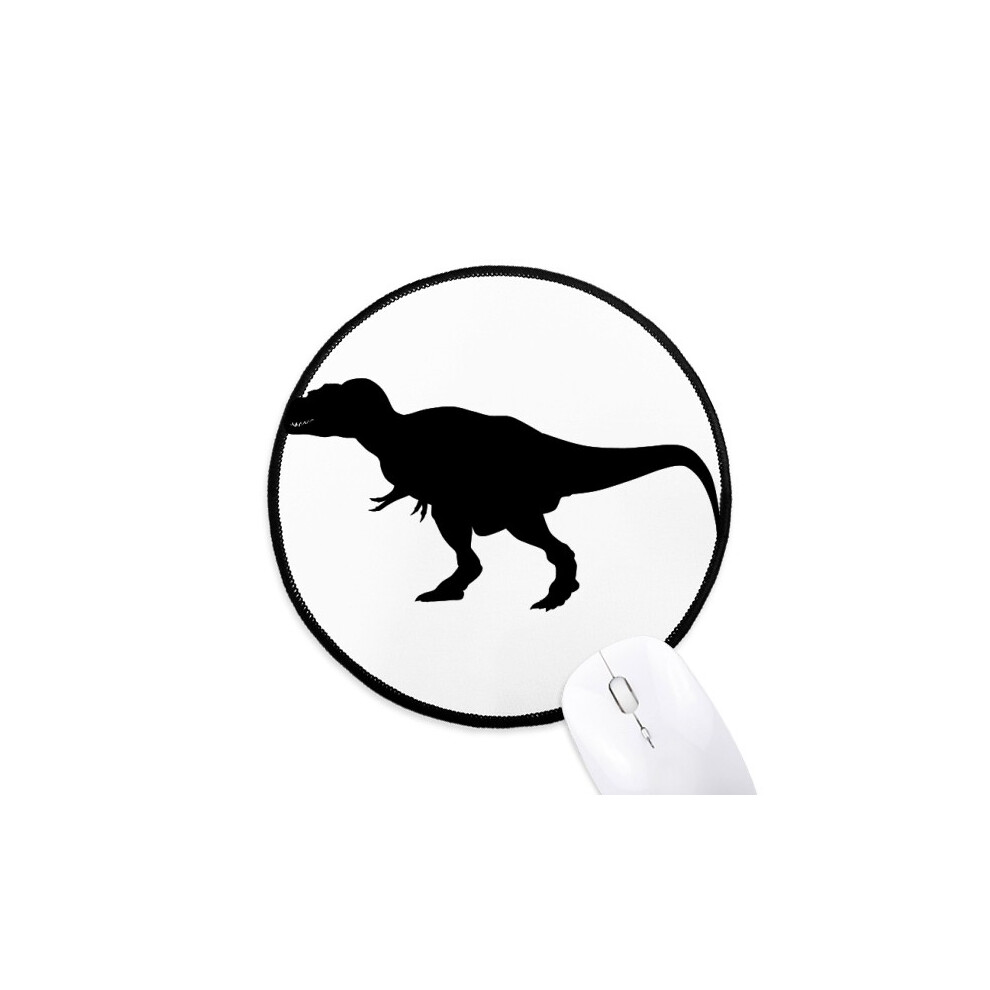 Dinosaur Bs Curly Outline Mouse Pad Desktop Office Round Mat For Computer 697184821707