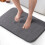 KEPLIN Memory Foam Bath Mat, Highly Absorbent, Non-Slip, 60x90cm, Dark Grey 1