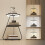 ELECWISH Sofa Side Table 3 Tier Storage Bedside End Table With 3 Mode LED Light 4