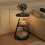 ELECWISH Sofa Side Table 3 Tier Storage Bedside End Table With 3 Mode LED Light 2