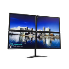 Multi Screen Quad Trading Monitor Bundle - 4 x 23" Monitors - HDMI - Refurbished