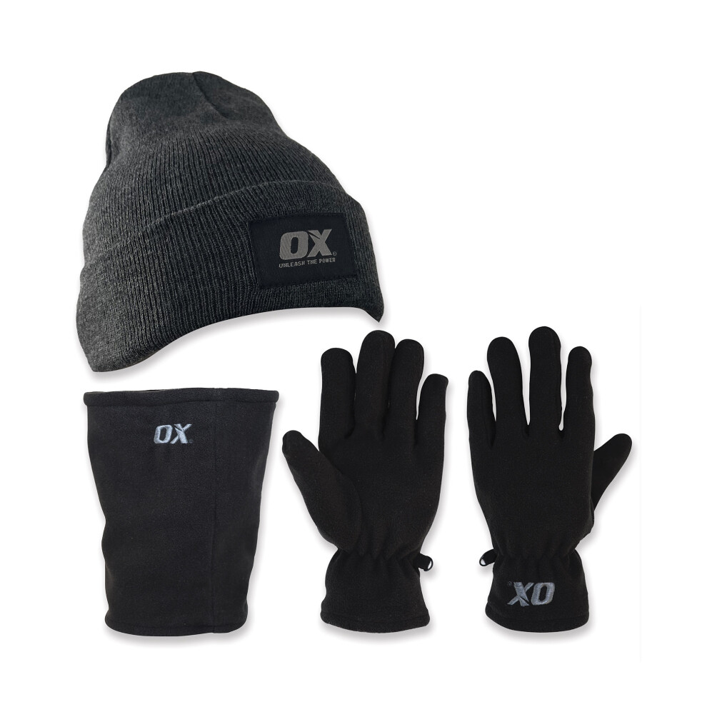 OX Winter Set (Beanie, Gloves & Neck Warmer)