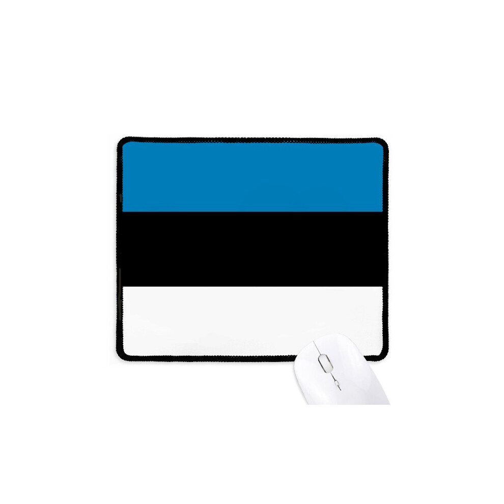 Estonia National Flag Eu Country Mousepad Stitched Edge Mat Rubber Gang Pad 697184822445