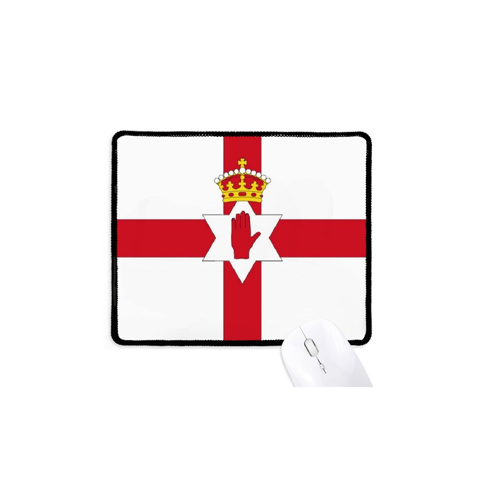 Northern Ireland National Flag Eu Country Mousepad Stitched Edge Mat Rubber Gang Pad 697184822476