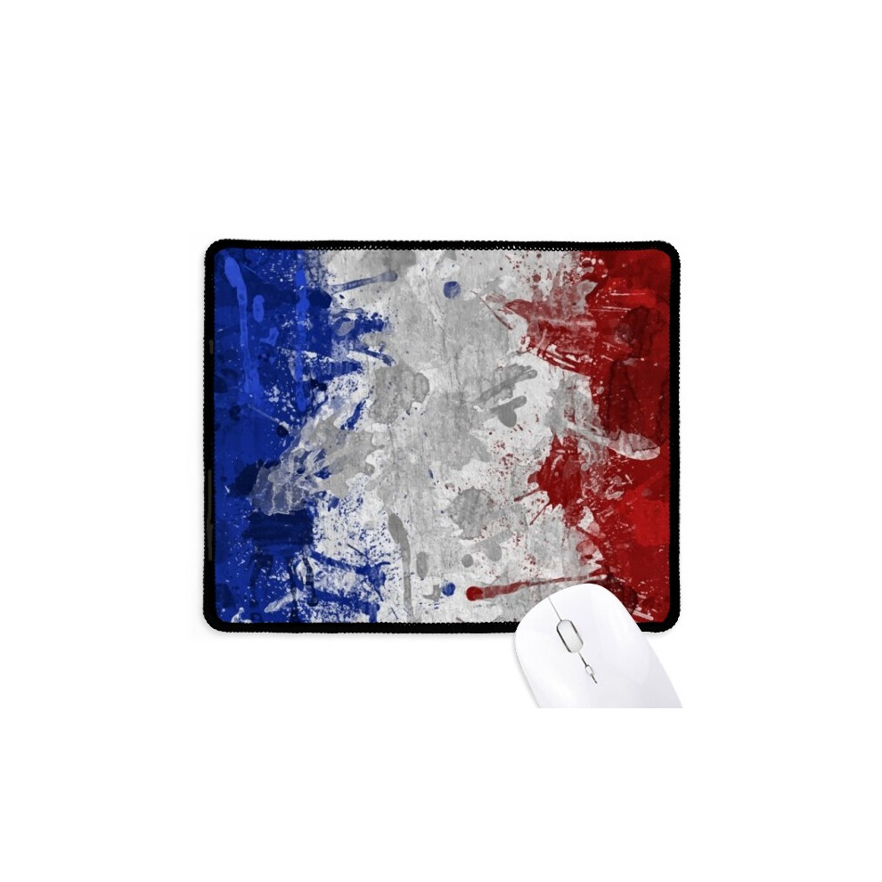 France Flag Country City Culture Mousepad Stitched Edge Mat Rubber Gang Pad 697184823466