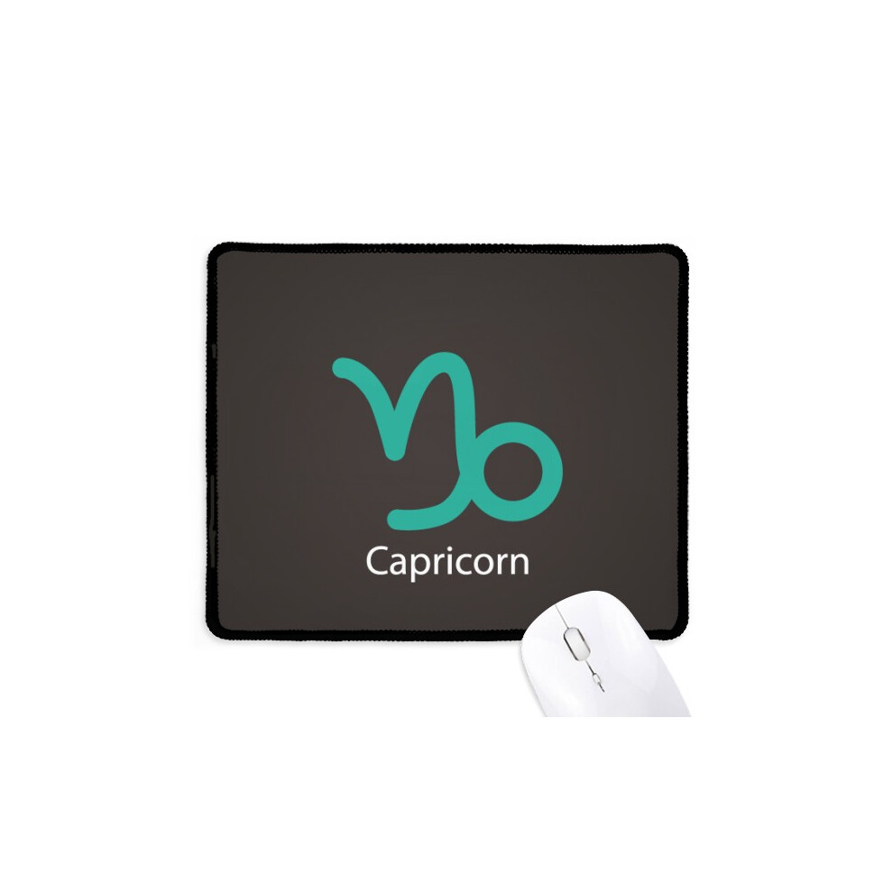 January December Capricorn Constellation Mousepad Stitched Edge Mat Rubber Gang Pad 697184823763