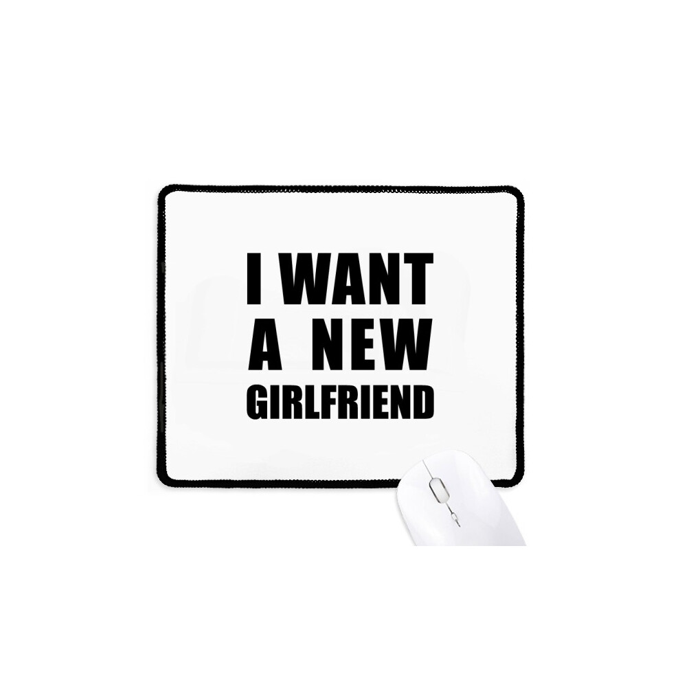 Photos - Other for Computer I Want A New Girlfriend Mousepad Stitched Edge Mat Rubber Gang Pad