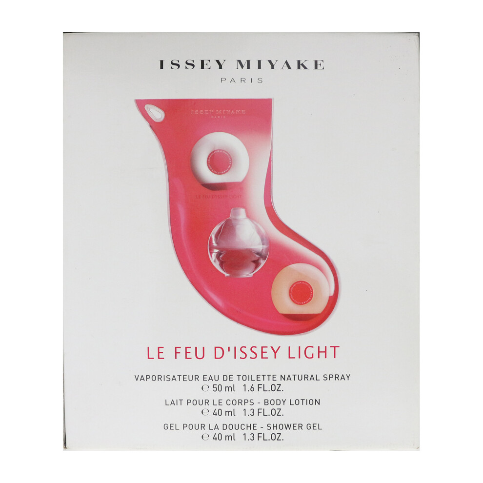 Issey Miyake Le Feu d'Issey Light 3 Piece Gift Set