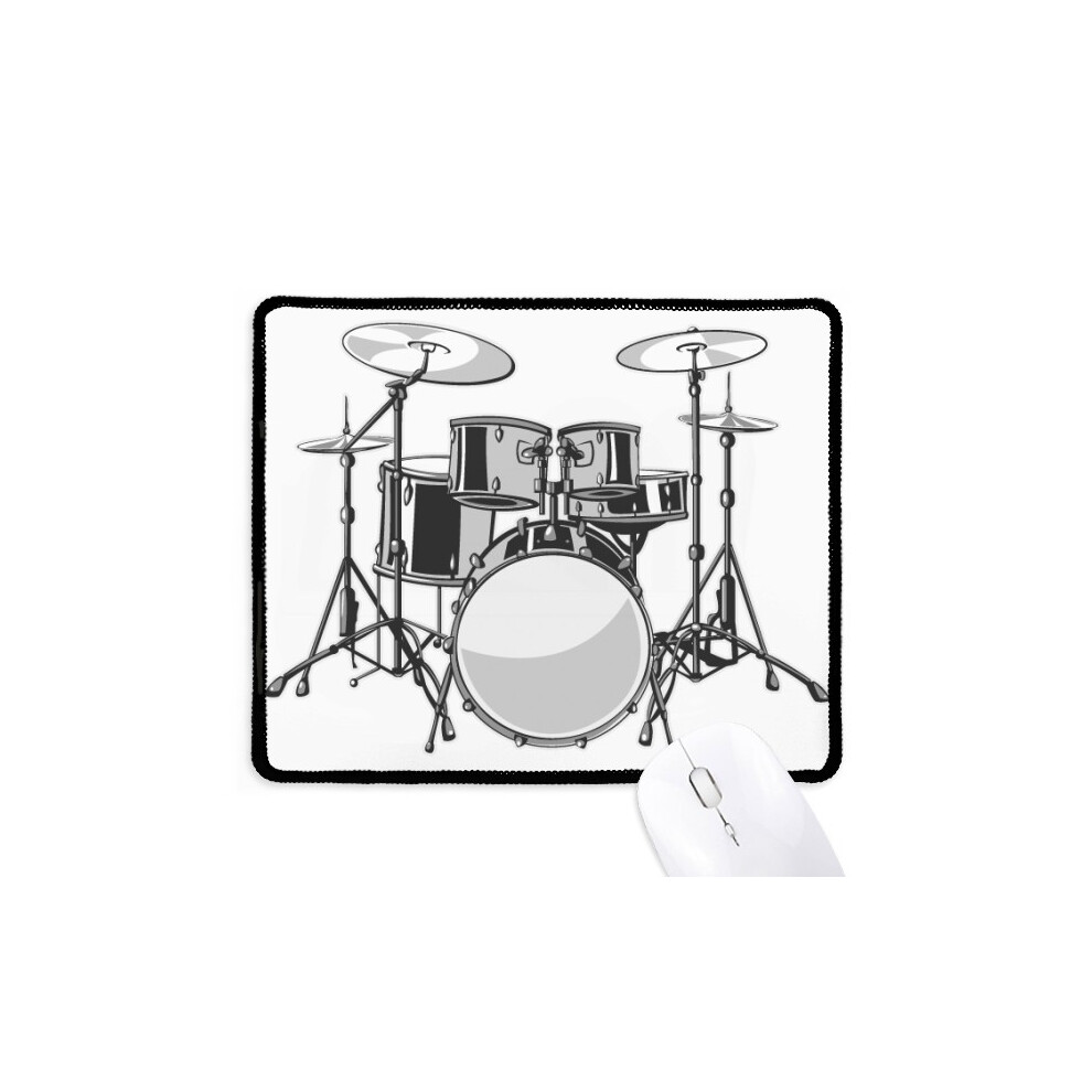 Song Music Drum Kit Energy Illustrate Mousepad Stitched Edge Mat Rubber Gang Pad 697184824494