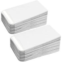 100Pcs Small White Envelopes, Self-Adhesive Seed Envelopes Seed Packets Kraft Paper Coin Envelopes Money Envelopes for Wages, Seeds, Coins, Beads or